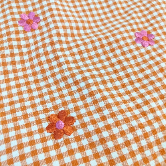 COPY - Vintage Retro Y2K Gingham Embroidered Dress - Picture 2 of 9